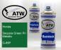 Preview: Honda, Sequoia Green Pri Metallic, G-89P: 400ml Sprühdose + 400ml Klarlack - Set, von ATW Autoteile West.